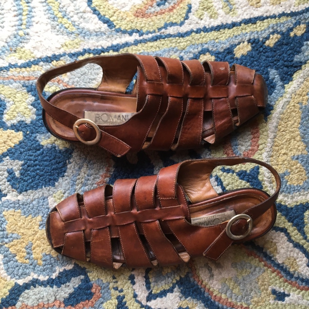 authentic leather sandals